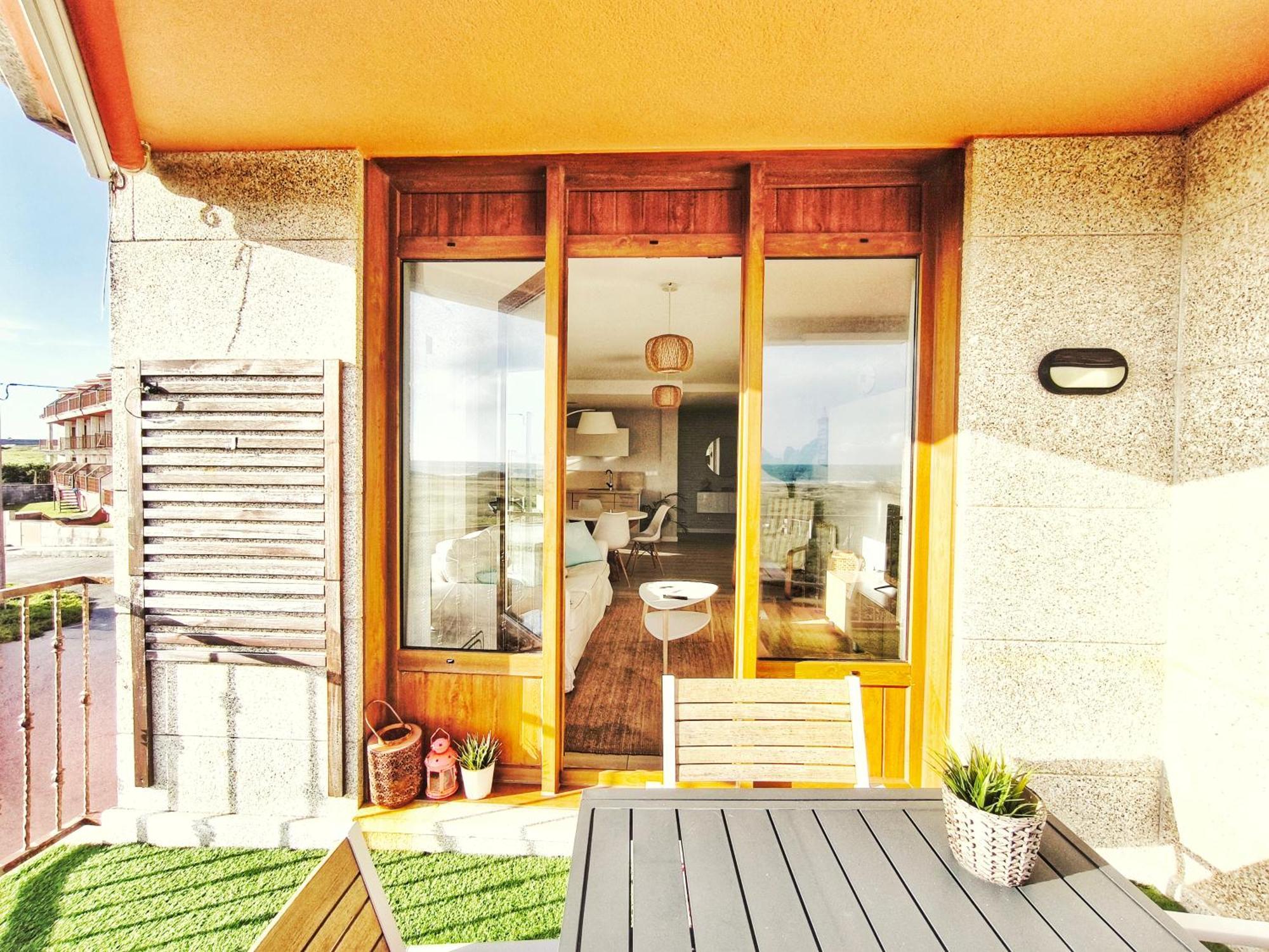 Apartamento Corrubedo Vistas Mar Y Playa Esterno foto